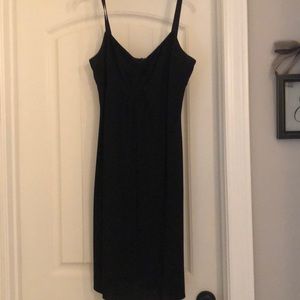 Black cocktail dress